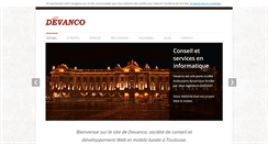Desktop Screenshot of devanco.com